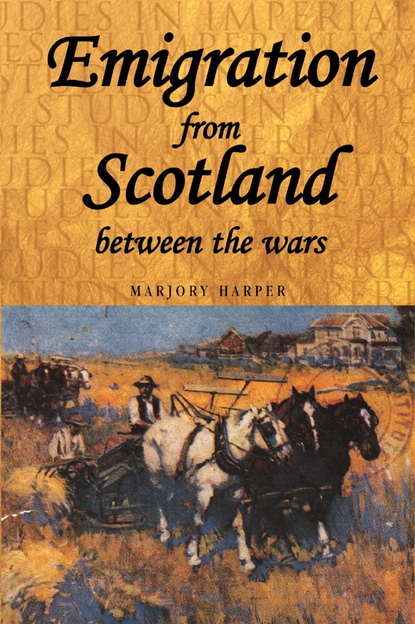 Cover image for Emigration from Scotland between the wars ISBN 9780719080463